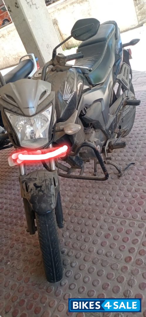 Black Honda CB Trigger