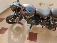 Stealth Black Royal Enfield Classic 350 Dual Channel BS6