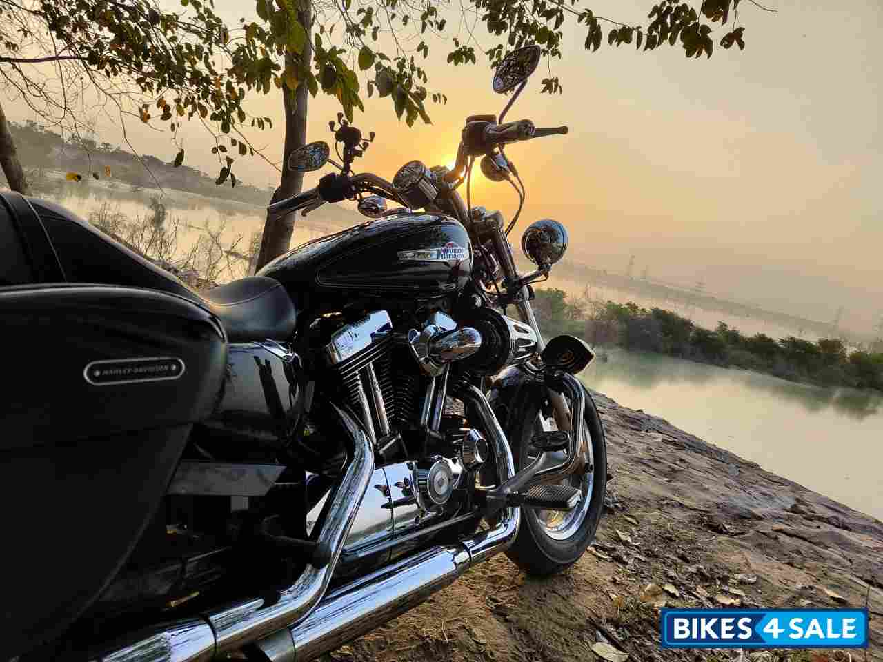 Black Harley Davidson 1200 Custom