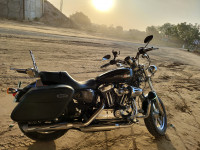Black Harley Davidson 1200 Custom