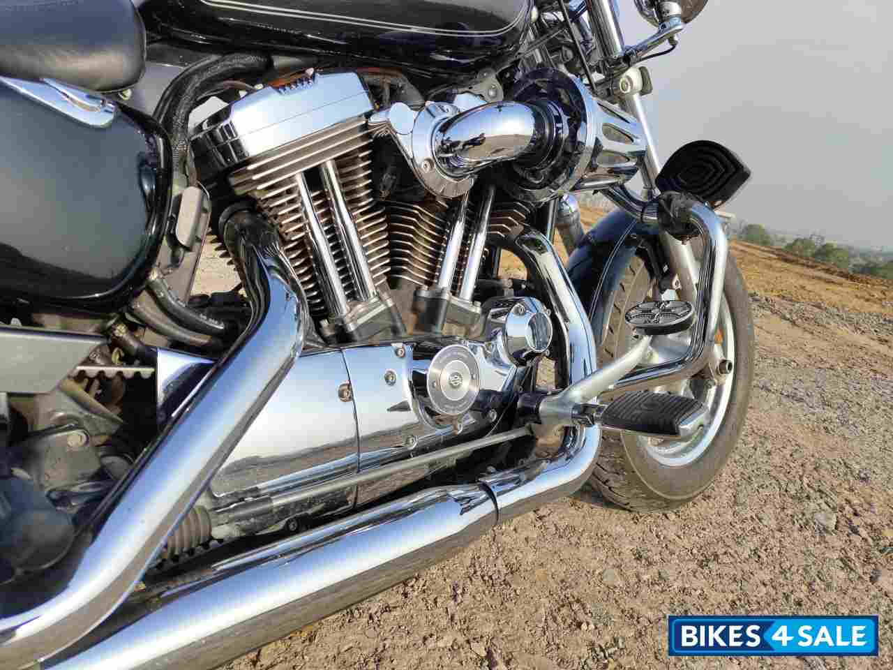 Black Harley Davidson 1200 Custom