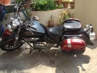 Red Black Hyosung Aquila GV250