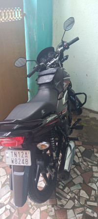 Black With Red Honda CB Shine