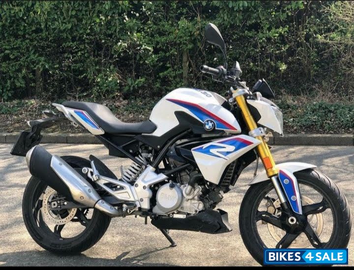 White And Blue BMW G 310 R