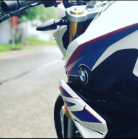 White And Blue BMW G 310 R