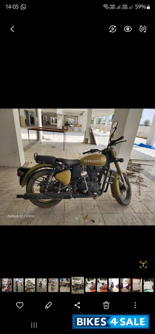 Sandstrome Royal Enfield Classic Signals Stormrider Sand