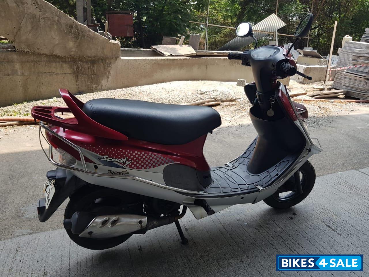 Red TVS Scooty Pep Plus