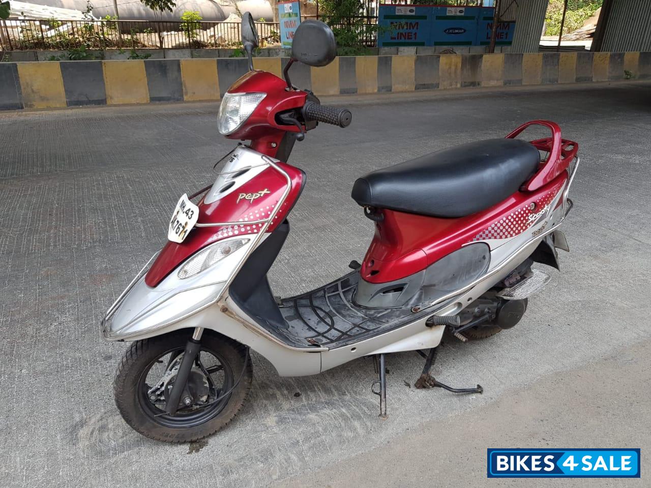 Red TVS Scooty Pep Plus