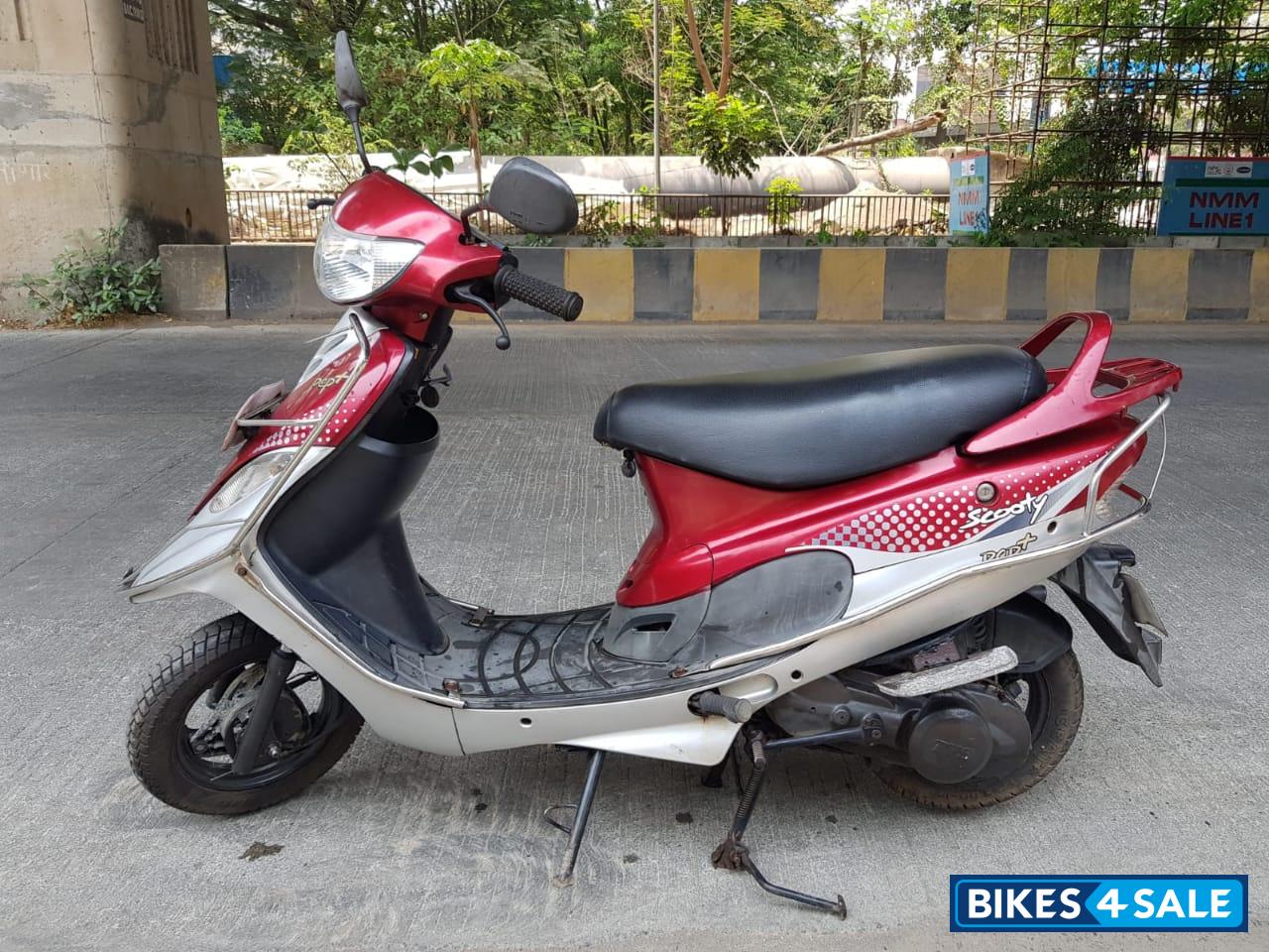 Red TVS Scooty Pep Plus