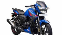 Blue TVS Apache RTR 160