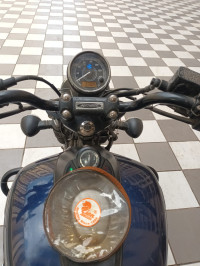 Dark Blue Bajaj Avenger Street 150