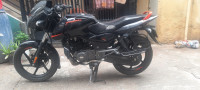 Ebony Black Bajaj Pulsar 125 Carbon Fibre Disc Single Seat