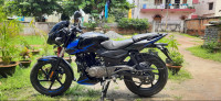 Black And Blue Bajaj Pulsar 150 Twin Disc BS6