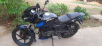 Black And Blue Bajaj Pulsar 150 Twin Disc BS6