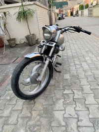 Silver Royal Enfield Bullet Electra