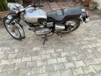 Silver Royal Enfield Bullet Electra