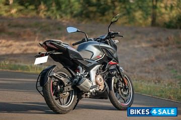 Black New Bajaj Pulsar N250 Dual Channel ABS