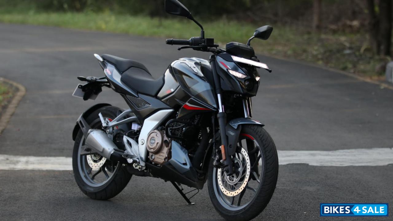 Black New Bajaj Pulsar N250 Dual Channel ABS