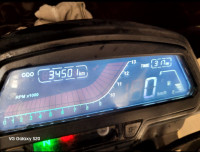 White Bajaj Dominar 400