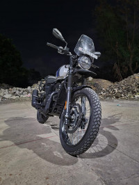 Grey Yezdi Adventure Gloss