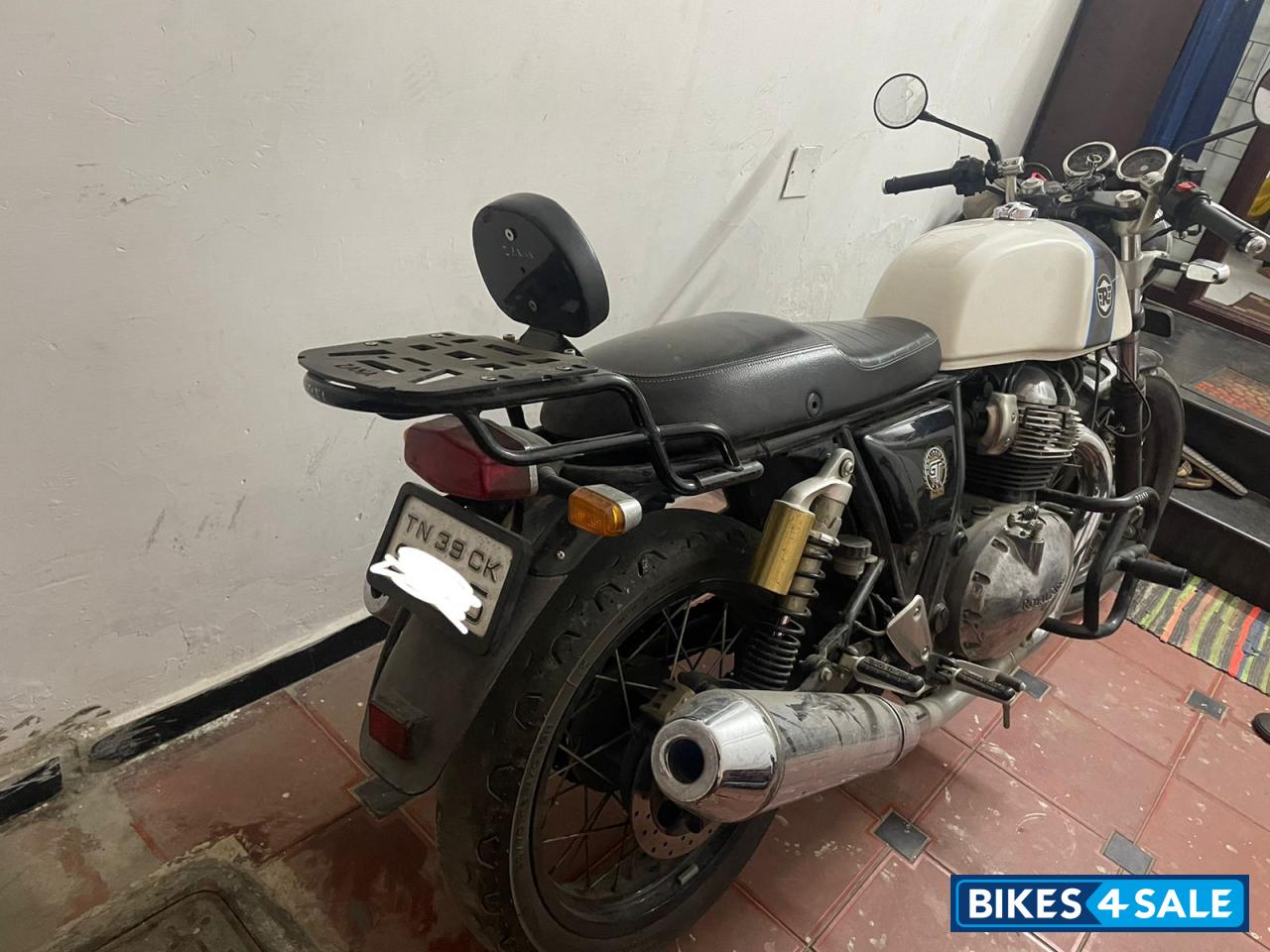 Ice Queen White Royal Enfield Continental GT 650 Twin