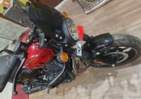 Rebel Red Royal Enfield Hunter 350 Metro