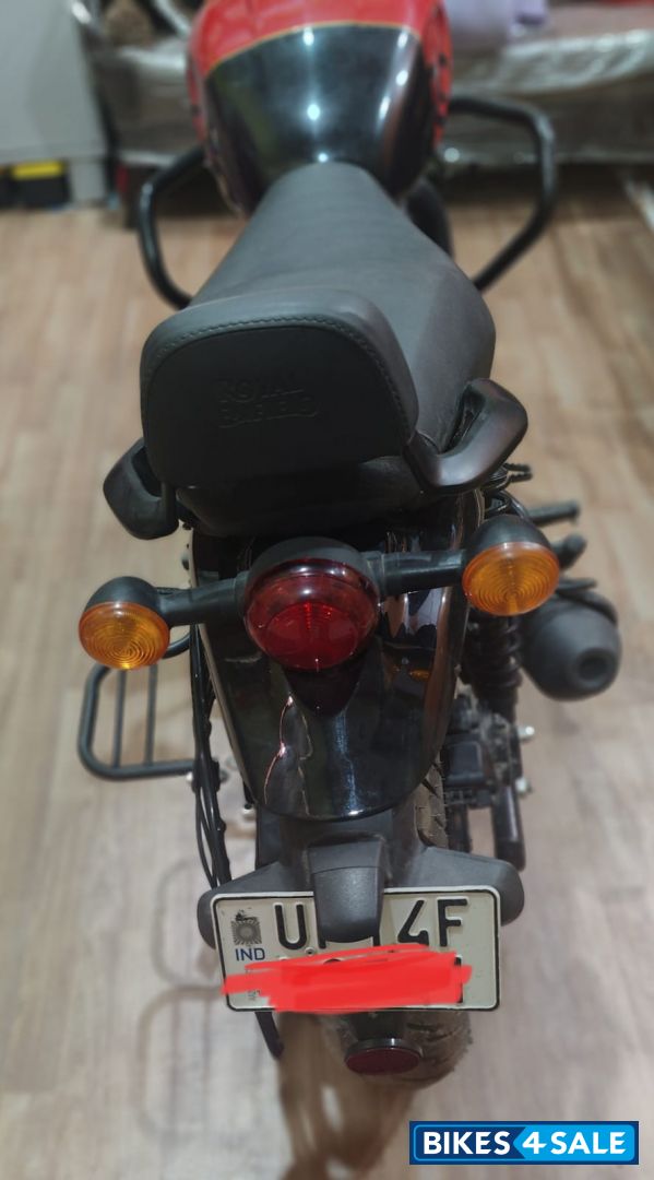 Rebel Red Royal Enfield Hunter 350 Metro