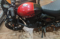 Rebel Red Royal Enfield Hunter 350 Metro