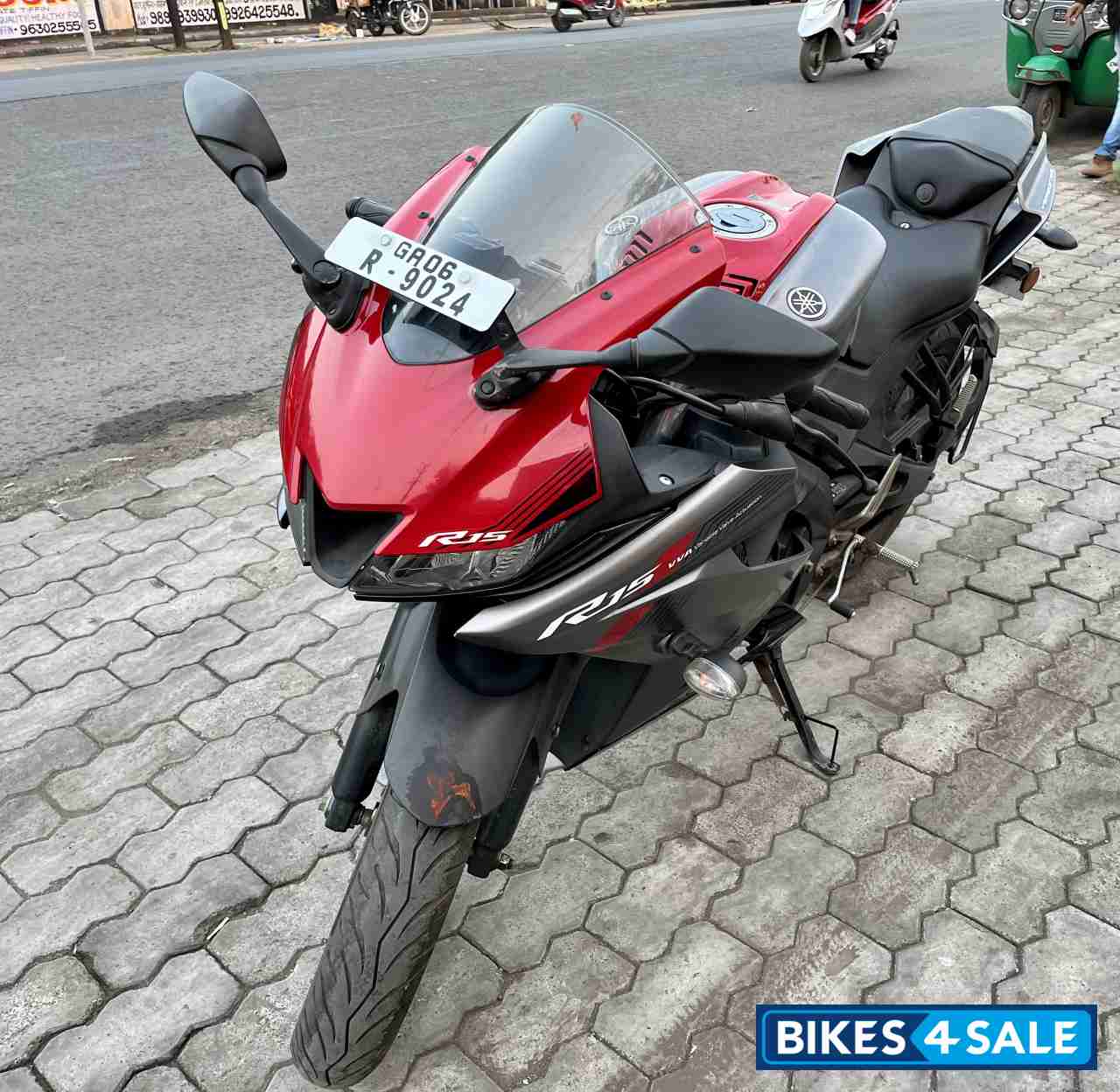 Matt Grey & Red Yamaha YZF R15 V3