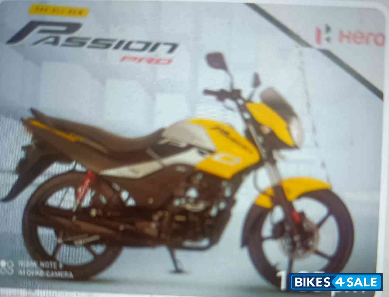 Techno Blue Metallic Hero Passion Pro BS6