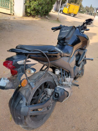 Black Yamaha FZ FI V3 BS6