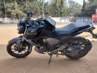 Black Yamaha FZ FI V3 BS6