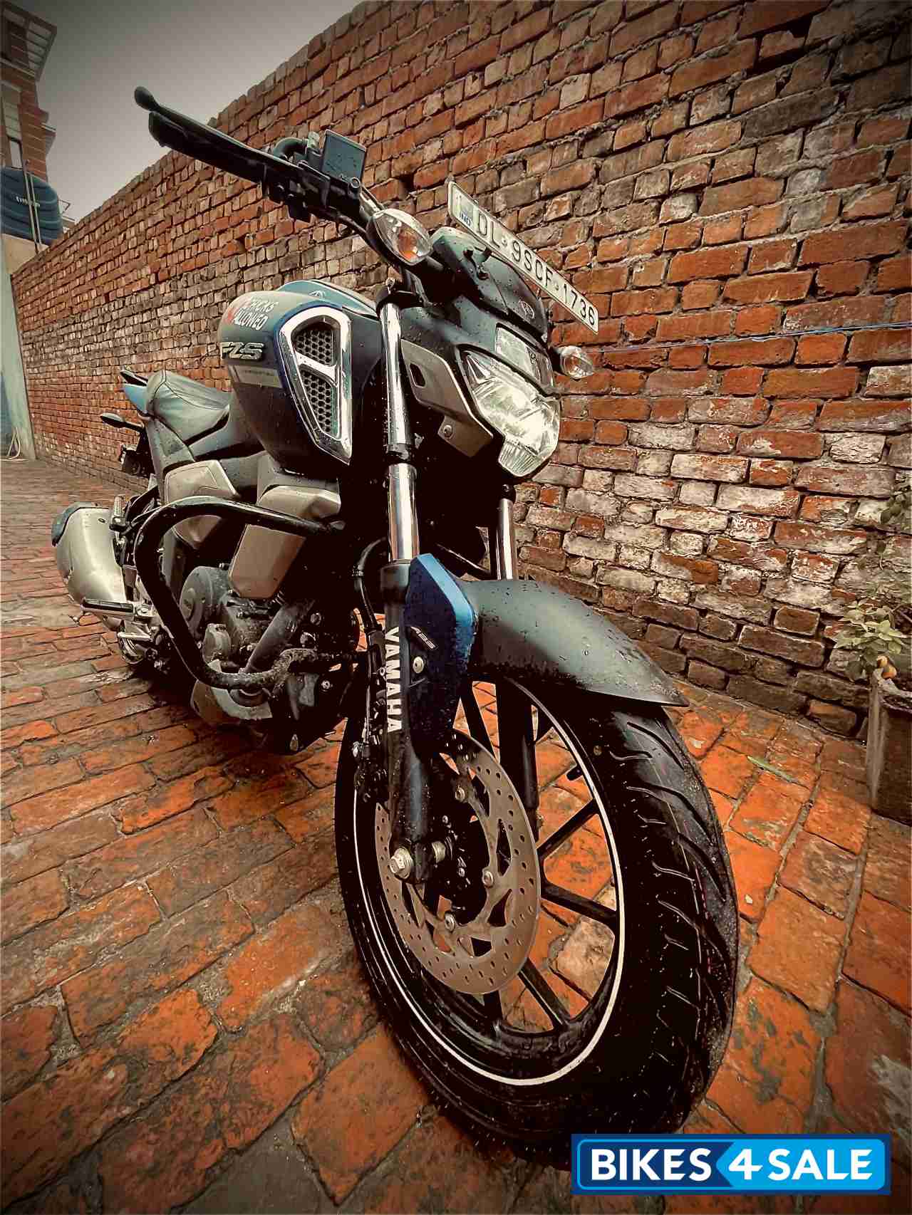 Matt Blue Yamaha FZ-S FI V3