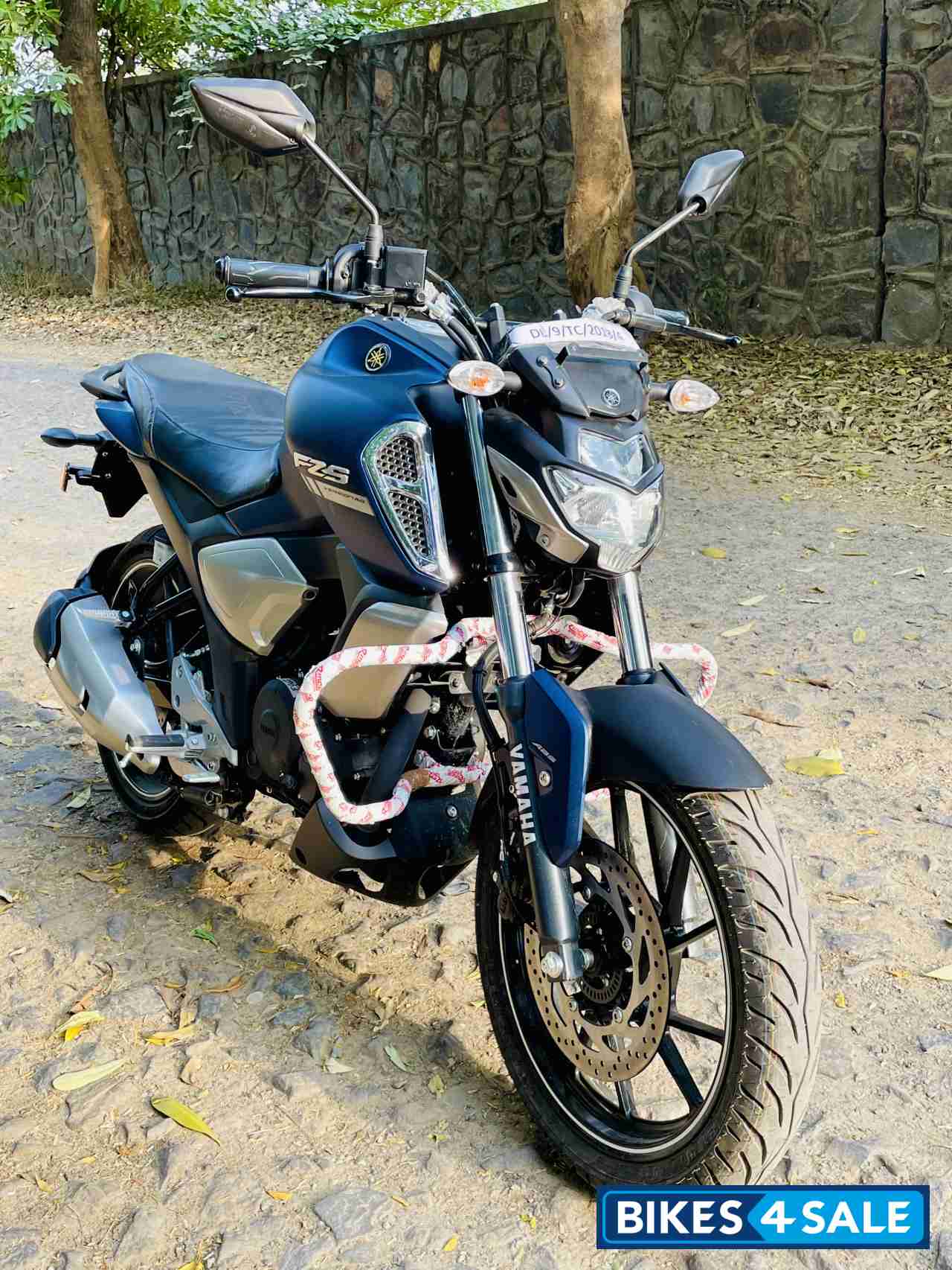 Matt Blue Yamaha FZ-S FI V3