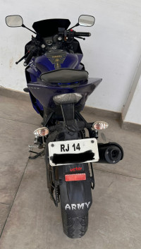 Blue Yamaha YZF R15 V2