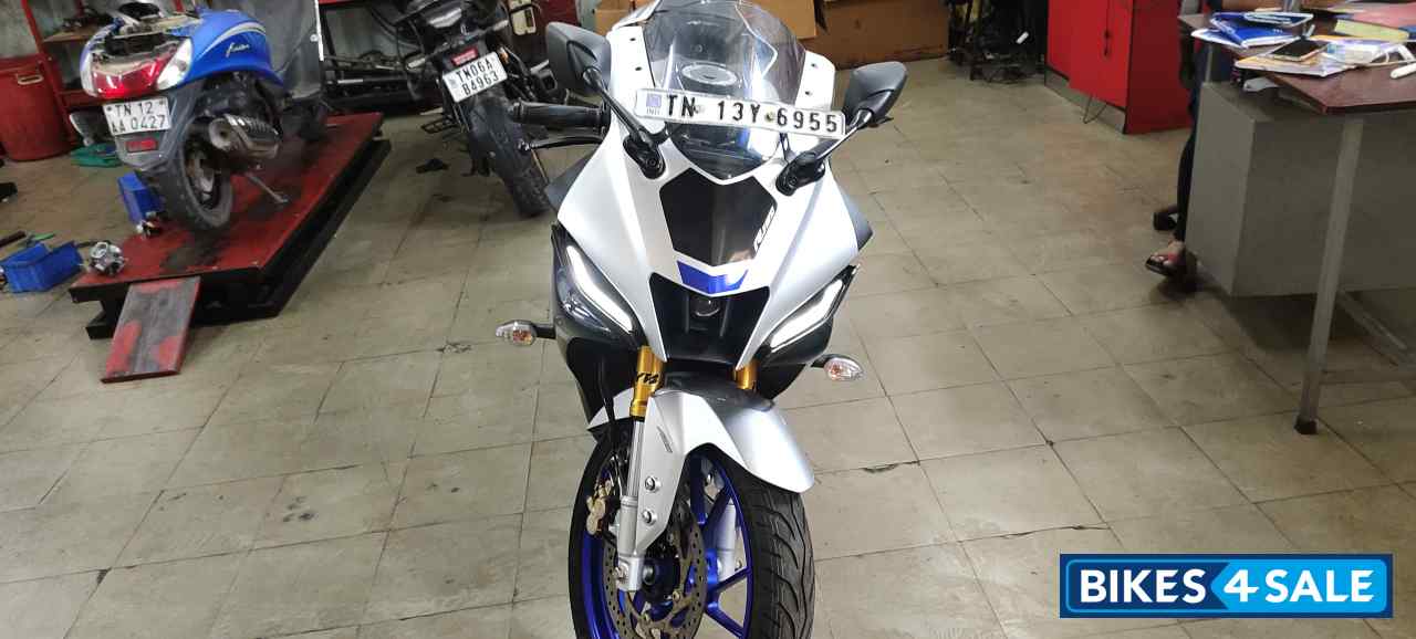 Silver With Blue Yamaha R15M