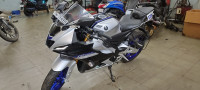 Silver With Blue Yamaha R15M