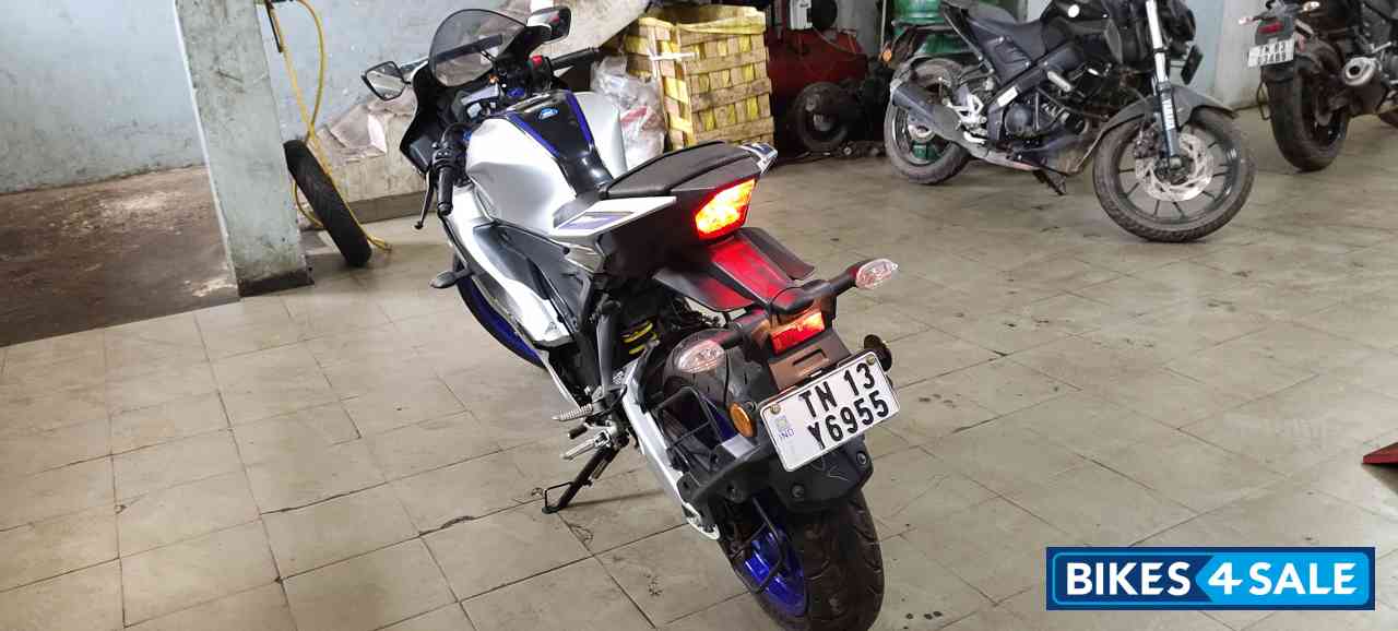 Silver With Blue Yamaha R15M