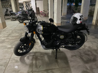 Rebel Black Royal Enfield Hunter 350 Metro