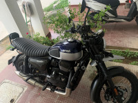 Dual Tone Blue And Grey Yezdi Scrambler Dual Tone