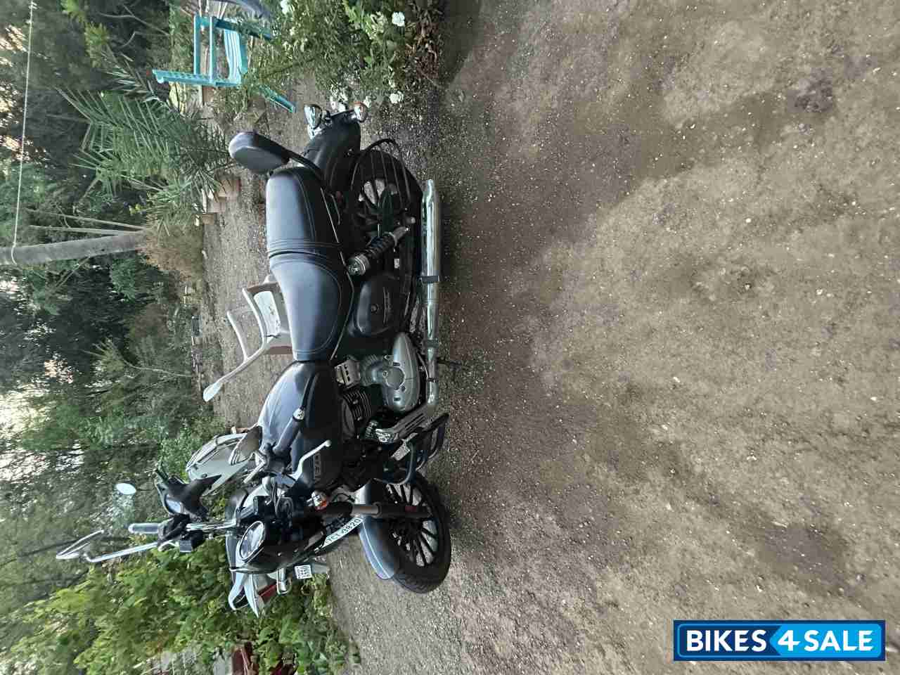 Gallant Grey Yezdi Roadster Chrome