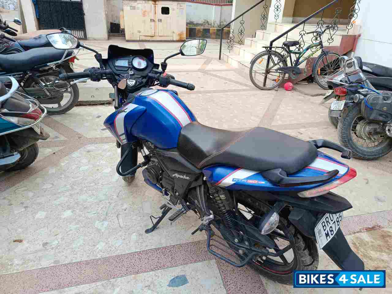 Matt Blue TVS Apache RTR 160 2020