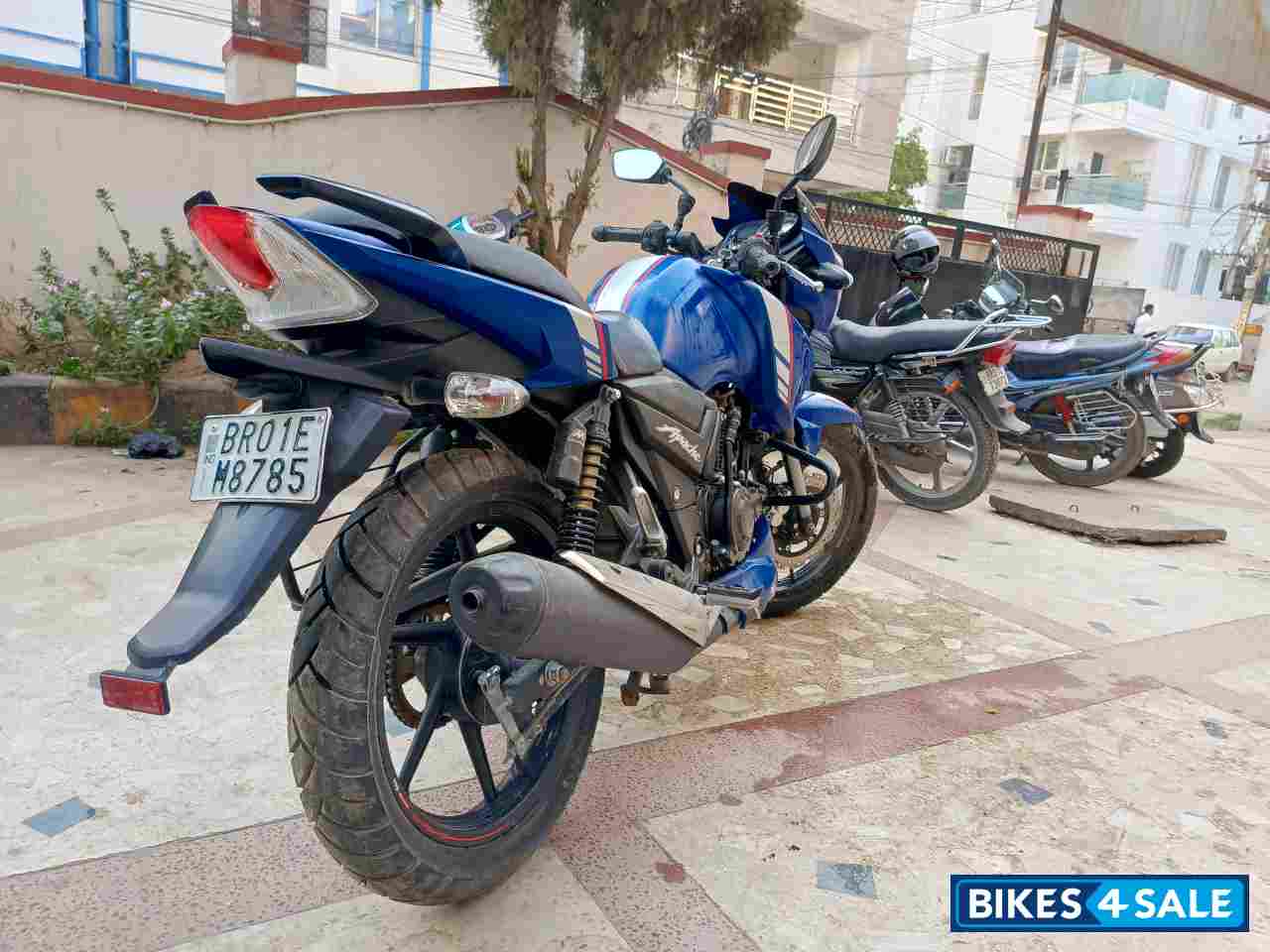 Matt Blue TVS Apache RTR 160 2020