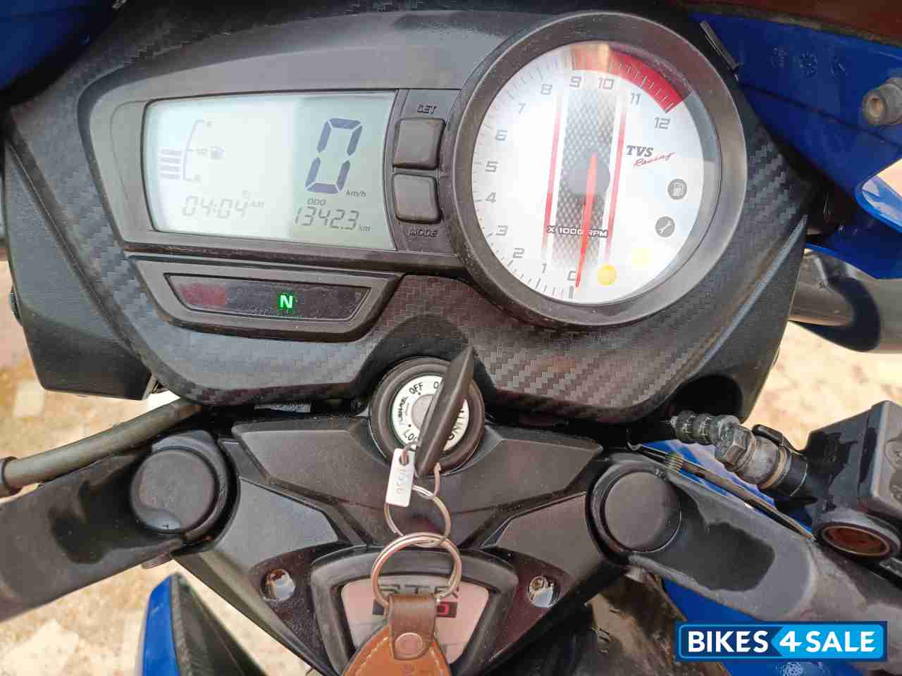 Matt Blue TVS Apache RTR 160 2020