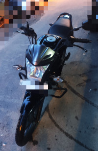 Black Honda CB Trigger