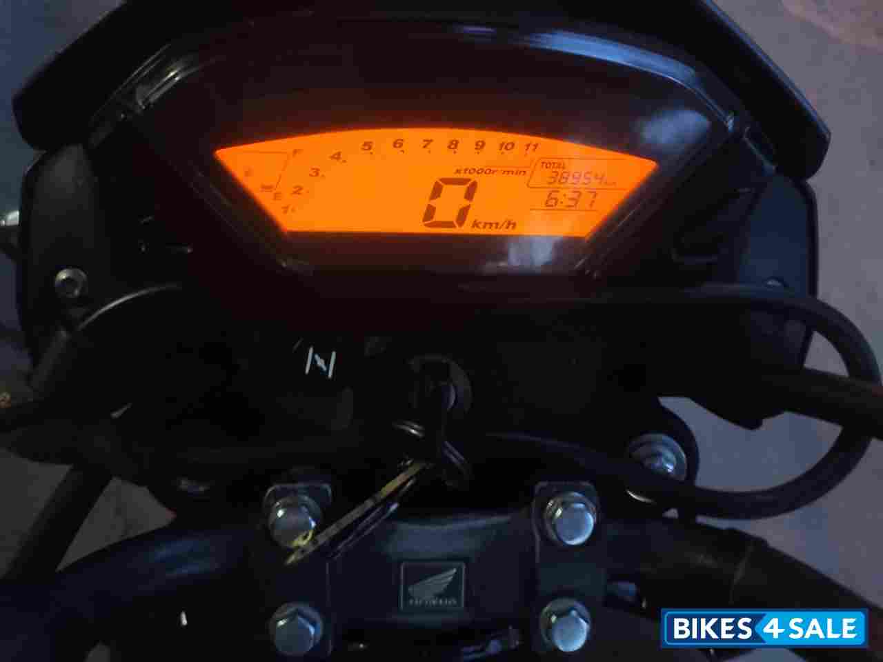 Black Honda CB Trigger