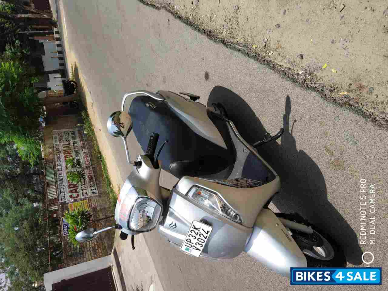 Silver Suzuki Access 125