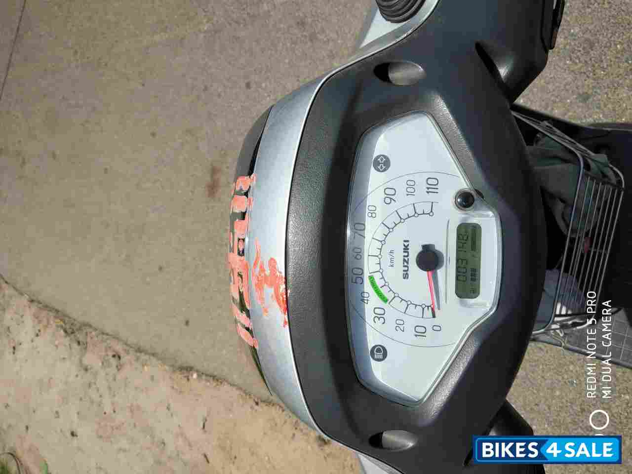 Silver Suzuki Access 125