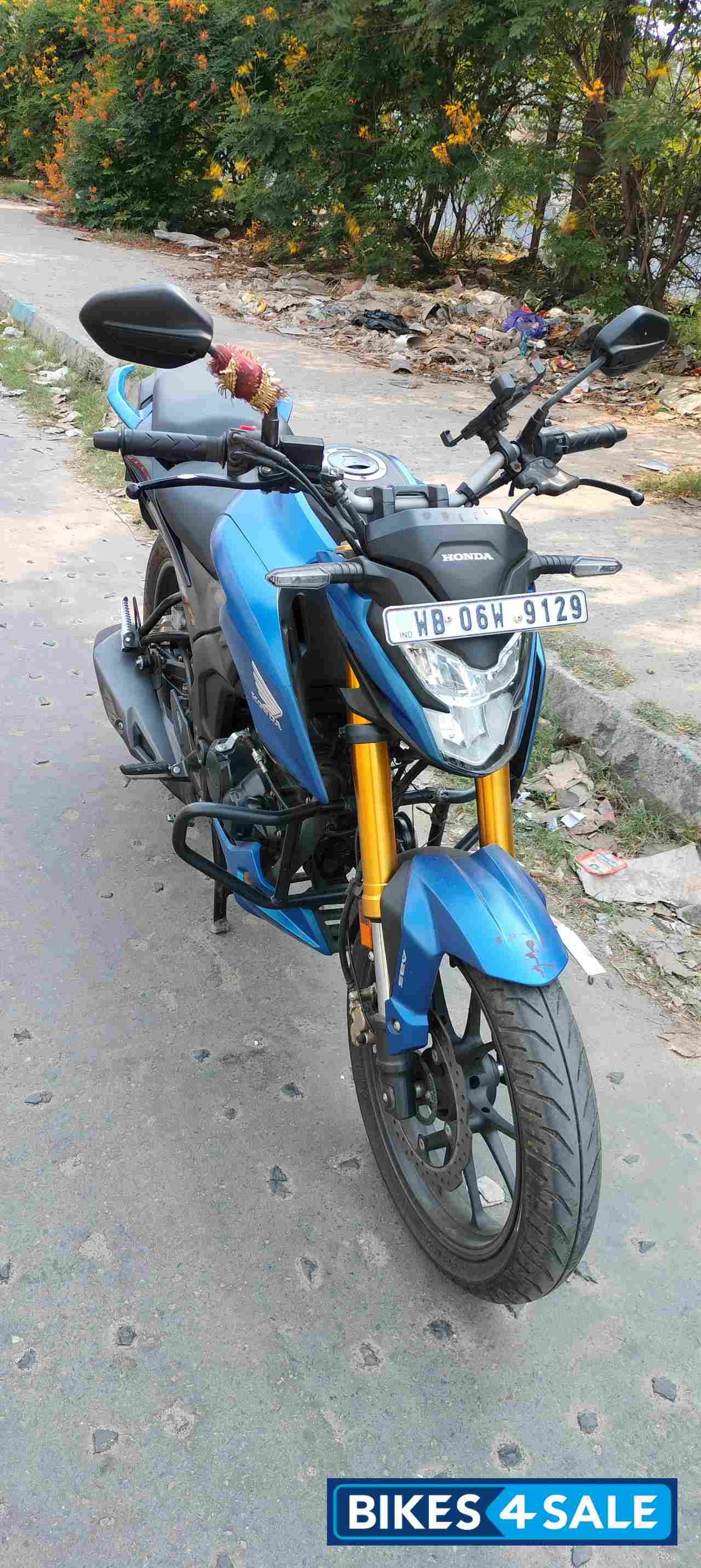 Matt Blue Honda Hornet 2.0