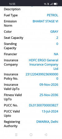 Dark Grey Honda Grazia 125 BS6